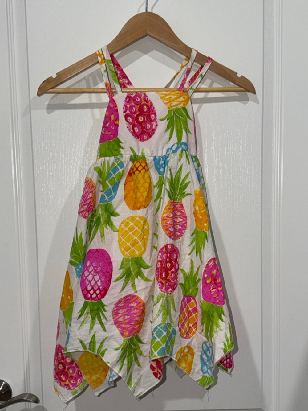 C&C California | Colorful Pineapple Print Kids Sundress Size 5 vacation summer